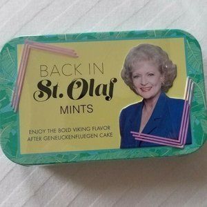 Betty White The Golden Girls Candy Mints in Collectible Tin Brand New